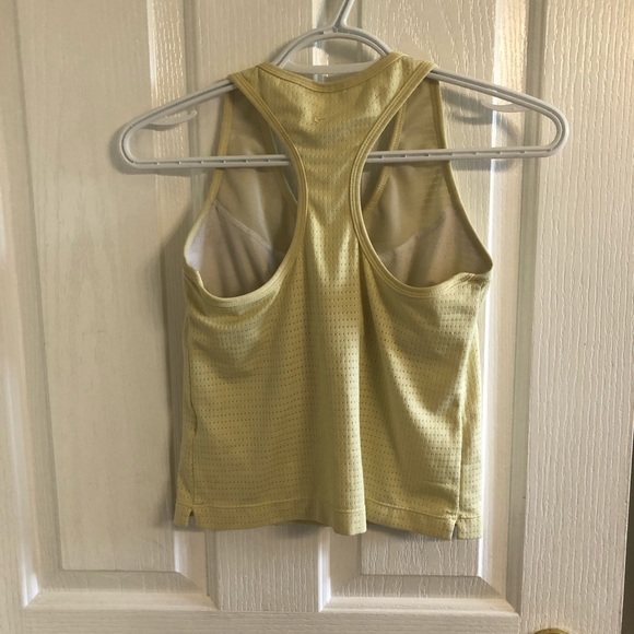 Yellow Nike workout top - Picture 2 of 3